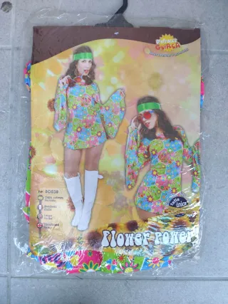Disfraz Flower Power GUIRCA Talla Única