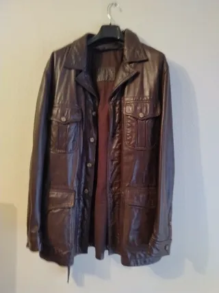 Chaquetón Piel Massimo Dutti Talla 54