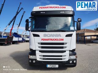 SCANIA R 450 6X2 GRUA HMF 5020 K-5 CAJA FIJA - BDF