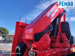 SCANIA R 450 6X2 GRUA HMF 5020 K-5 CAJA FIJA - BDF