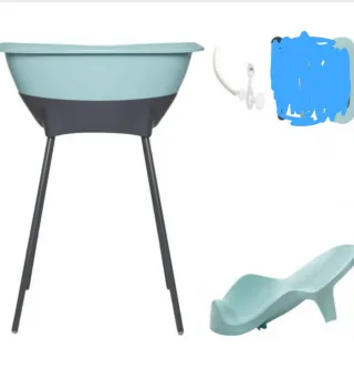 Bañera Luma para bebé con soporte