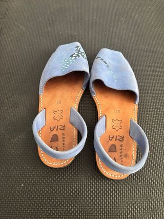 Sandalias Ria Mujer Azul Multicolor