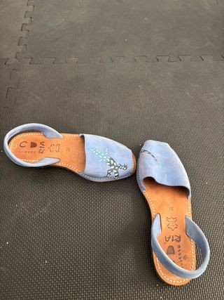 Sandalias Ria Mujer Azul Multicolor