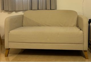 Sofá 2 plazas Ikea beige tela