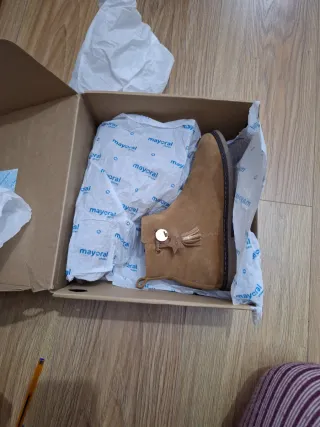 Botines niña Mayoral camel