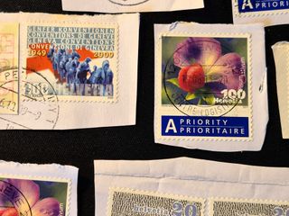 175. Lotto 33 francobolli svizzeri anni 2000