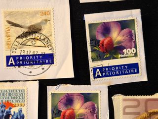 175. Lotto 33 francobolli svizzeri anni 2000