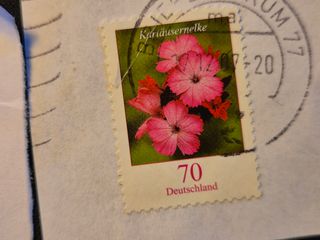 176. Lotto 7 francobolli Deutschland Fiori