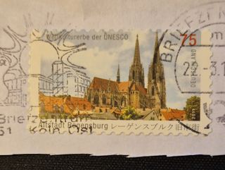 177. Lotto 3 francobolli Deutschland Altstadt Rege