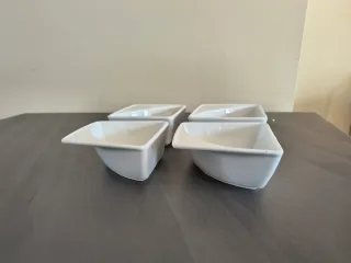 Set 4 ciotole porcellana Weissestal