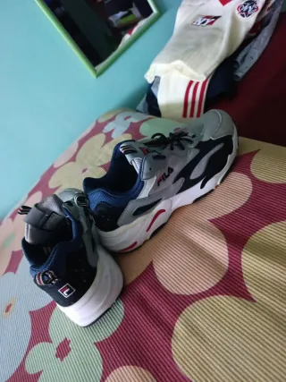 Scarpe Fila Uomo/Donna Blu/Grigio Tg 41