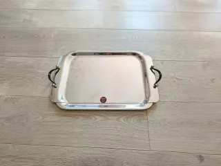 Vassoio Melloni Acciaio Inox Manici 47x30