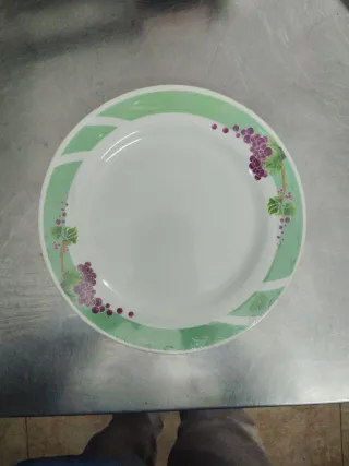 Pack 5 platos llanos melamina