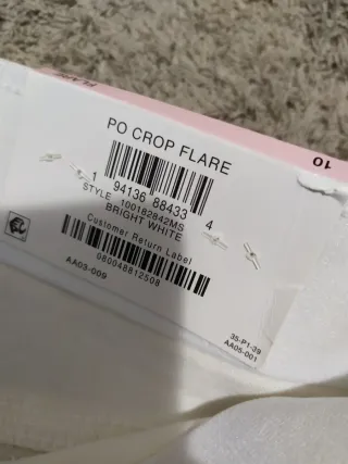 Pantalone crop da donna