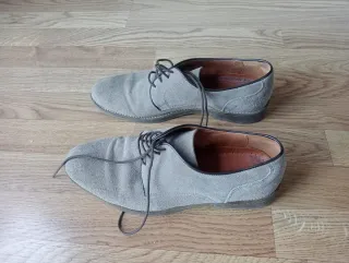 Zapatos de ante gris Primichi hombre