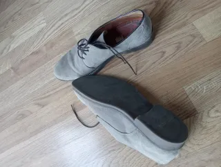 Zapatos de ante gris Primichi hombre