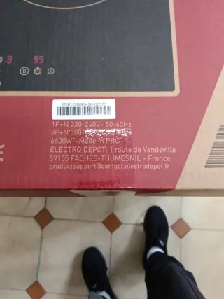 Placa Inducción Valberg 3 Zonas