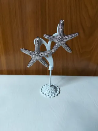 Pendientes Estrella Plata Brillantes