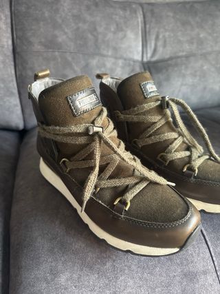 Botín Pikolinos Piel Verde Oscuro