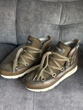 Botín Pikolinos Piel Verde Oscuro