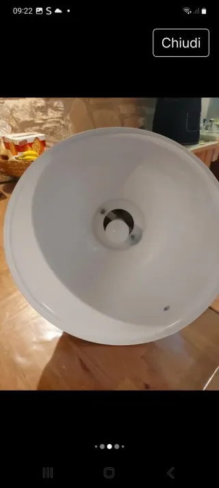 Lampadario Fontana Arte Metallo Argento