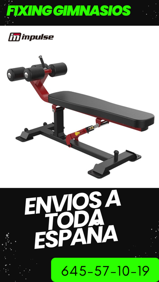 Banco de pesas ajustable para gimnasio