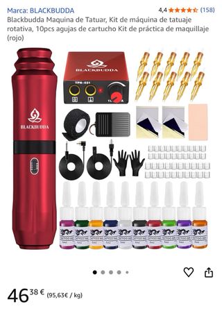 Kit de Tatuador BlackBudda