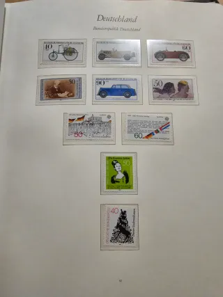 Album Francobolli Germania 1979-1990 MNH