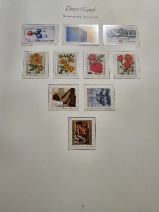 Album Francobolli Germania 1979-1990 MNH