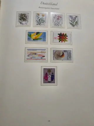Album Francobolli Germania 1979-1990 MNH