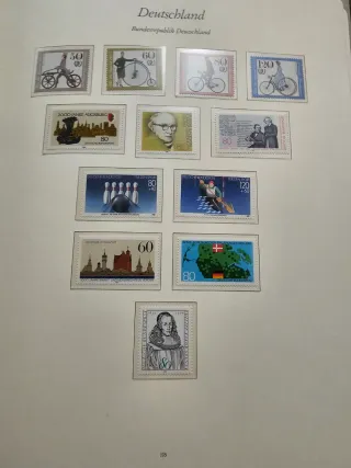 Album Francobolli Germania 1979-1990 MNH