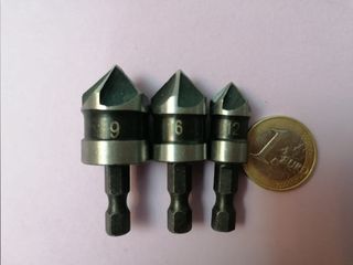 Brocas Avellanadoras 9, 16, 12 mm