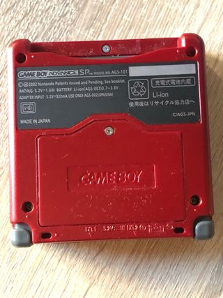 GBA SP Ed. Pokémon Roja