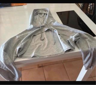 Jersey Shein gris manga larga talla XS