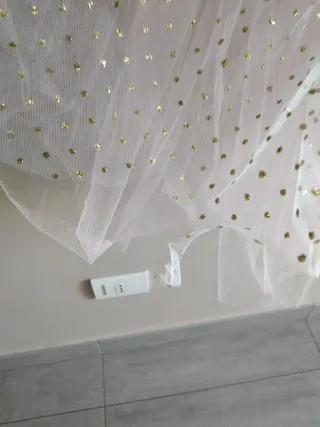 Gonna bambina tulle rosa glitter oro