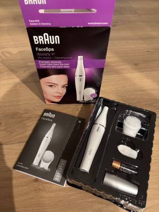Braun FaceSpa 810 Depiladora y Limpiadora Facial