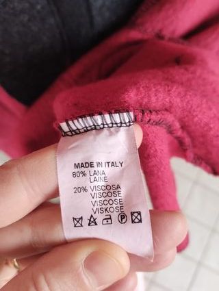 Abito Lana Cotta Design Unico Tg L