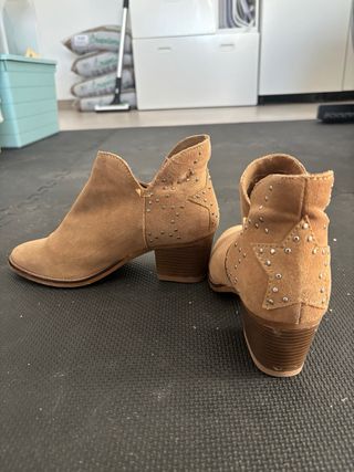 Botines de ante para mujer