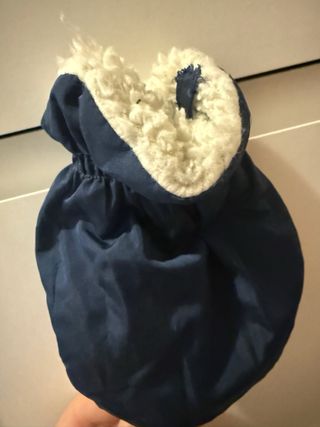 Mono de nieve azul 18-24 meses