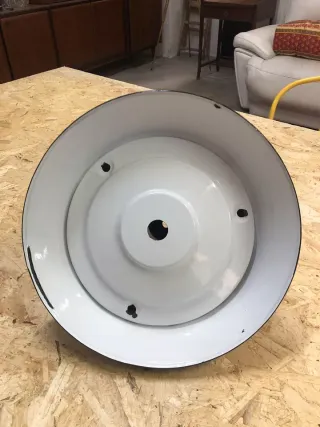 Lampada Industriale Grigia Metallo