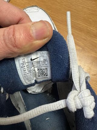 Nike Air Monarch IV Uomo Bianco Blu