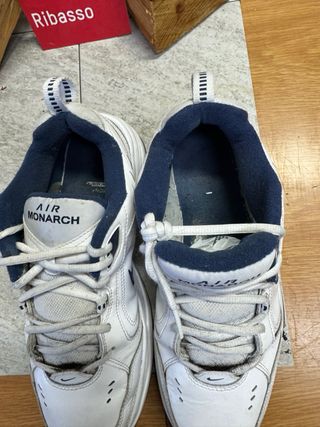 Nike Air Monarch IV Uomo Bianco Blu