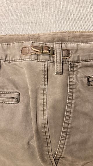 Pantalón Chino Hombre Massimo Dutti Marrón