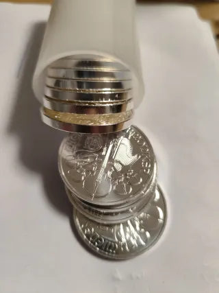 Tubo 20 Filarmónicas Plata 0.999