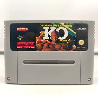 George Foreman's KO Boxing SNES PAL