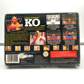 George Foreman's KO Boxing SNES PAL