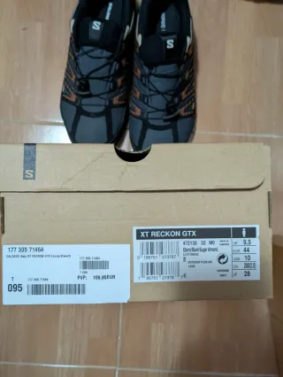 Botas Salomon Gore-Tex Negras Marrones