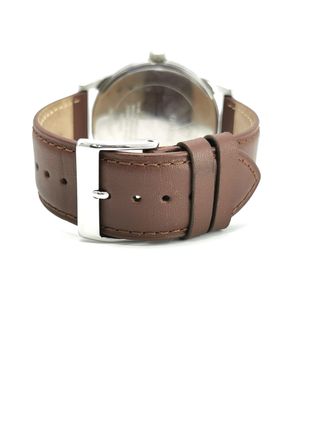 Reloj Guess Acero y Piel Azul