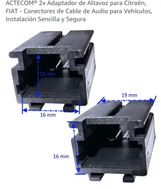 Adaptadores Altavoz Coche marca Actecom