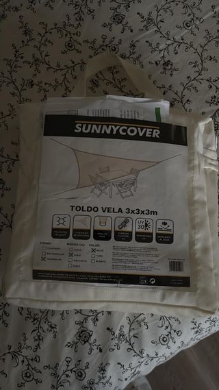 Toldo Vela Triangular SUNNYCOVER 3x3m
